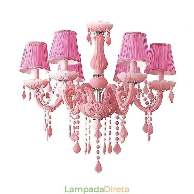 Elegante lustre de cristal europeu grande luz pendente