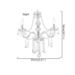 Lustre de cristal europeu cor conhaque vidro pingente luz