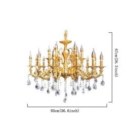Lustre de cristal moderno e luxuoso, luzes de teto, iluminação para casa, decoração, luz