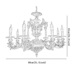 Lustre de cristal moderno e luxuoso, luzes de teto, iluminação doméstica, lâmpada criativa, iluminação