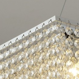 Lustre de cristal europeu decoração de luxo luz de teto com 12 luzes