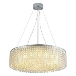 Lustre de cristal moderno, luminária de teto decorativa de luxo europeia com 12 luzes