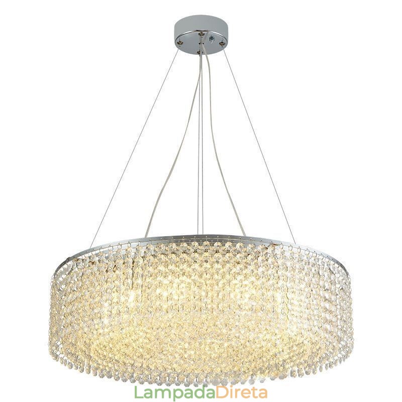 Lustre de cristal moderno, luminária de teto decorativa de luxo europeia com 12 luzes