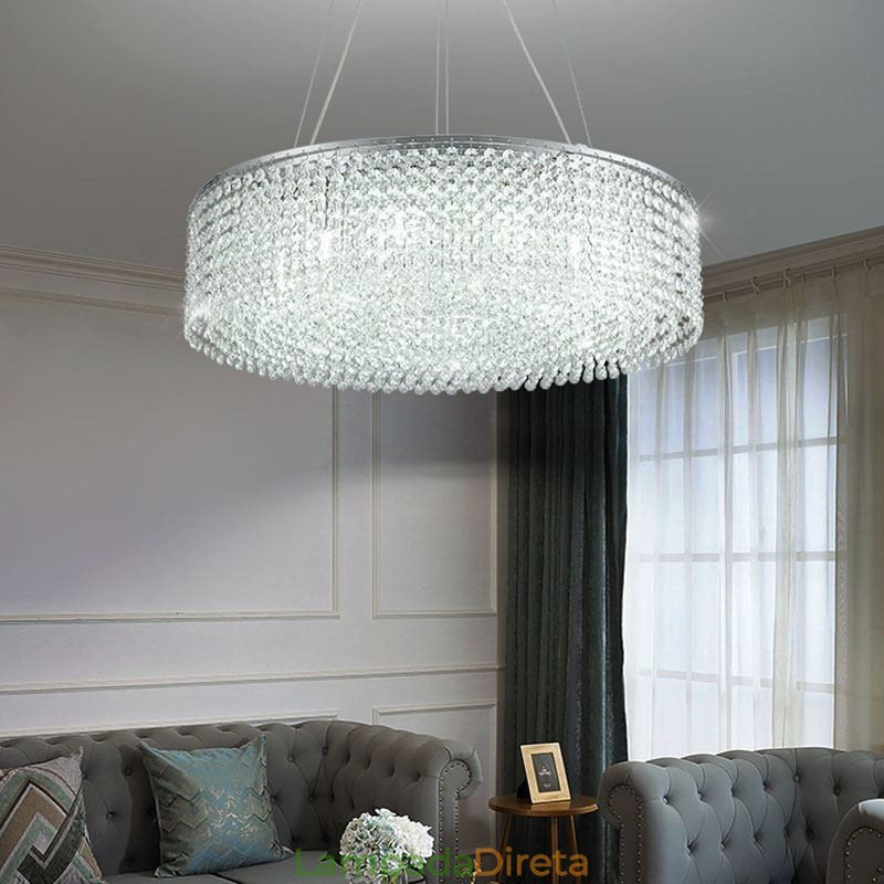 Lustre de cristal moderno, luminária de teto decorativa de luxo europeia com 12 luzes