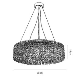 Lustre de cristal moderno, luminária de teto decorativa de luxo europeia com 12 luzes