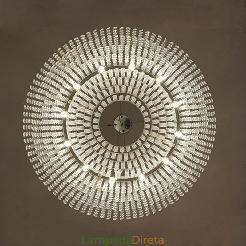 Lustre de cristal moderno, luminária de teto decorativa de luxo europeia com 12 luzes