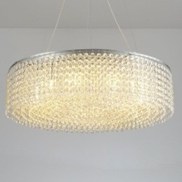 Lustre de cristal moderno, luminária de teto decorativa de luxo europeia com 12 luzes