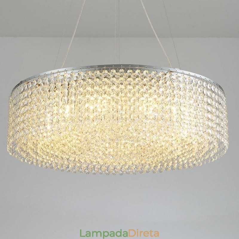 Lustre de cristal moderno, luminária de teto decorativa de luxo europeia com 12 luzes