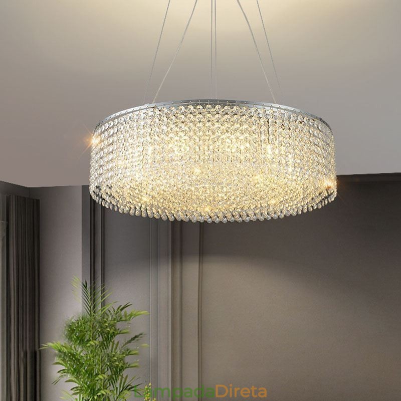 Lustre de cristal moderno, luminária de teto decorativa de luxo europeia com 12 luzes