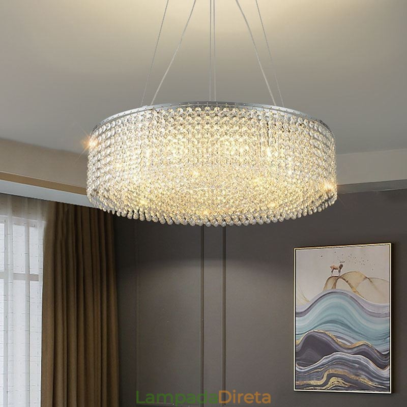 Lustre de cristal moderno, luminária de teto decorativa de luxo europeia com 12 luzes