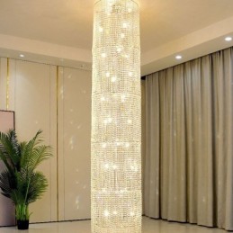 Lustre de cristal de luxo decoração moderna luz de teto com 36 luzes