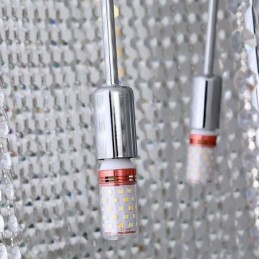Lustre de cristal de luxo decoração moderna luz de teto com 36 luzes