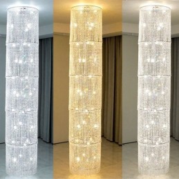 Lustre de cristal de luxo decoração moderna luz de teto com 36 luzes