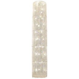 Lustre de cristal de luxo decoração moderna luz de teto com 36 luzes