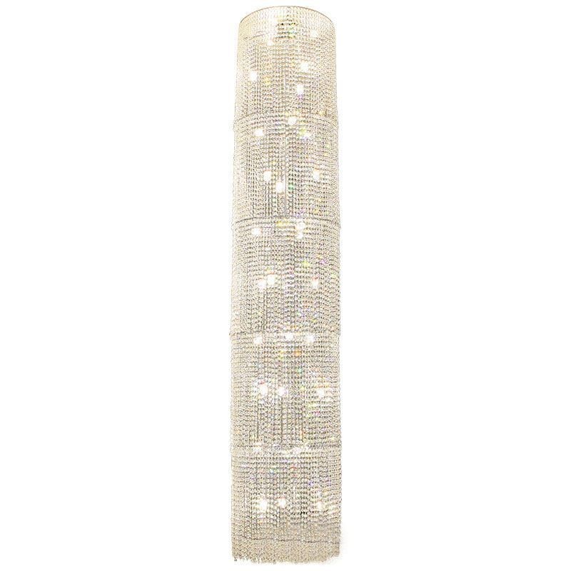 Lustre de cristal de luxo decoração moderna luz de teto com 36 luzes