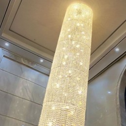 Lustre de cristal de luxo decoração moderna luz de teto com 36 luzes