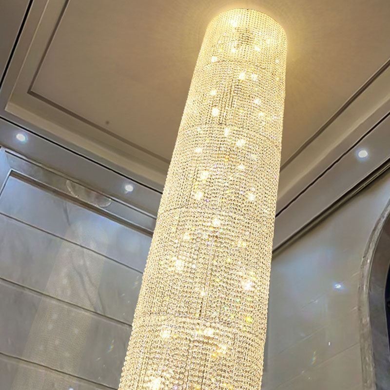 Lustre de cristal de luxo decoração moderna luz de teto com 36 luzes