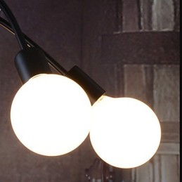 Luminárias pendentes modernas contemporâneas de metal