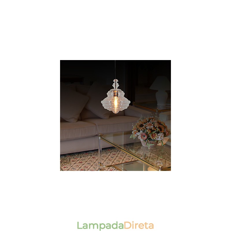 Luminárias pendentes 1 luz simples moderna artística
