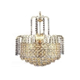 Lustre de cristal de luxo moderno e elegante luz pendente
