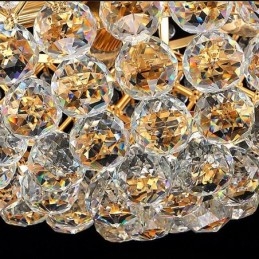 Lustre de cristal de luxo moderno e elegante luz pendente