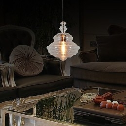 Luminárias pendentes 1 luz simples moderna artística