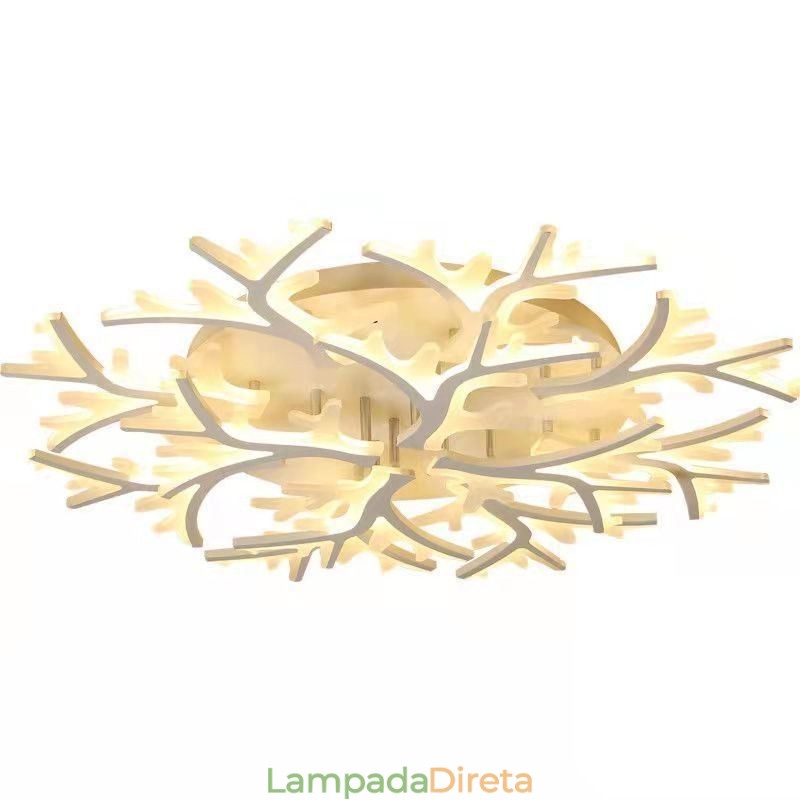 Luminária de teto de chifre minimalista moderna embutida