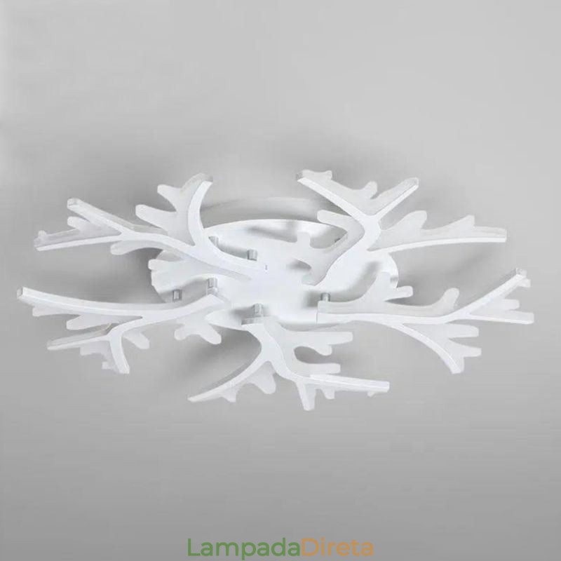 Luminária de teto de chifre minimalista moderna embutida
