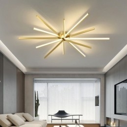 Luminária de teto minimalista moderna com fogos de artifício embutida