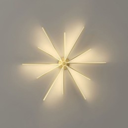 Luminária de teto minimalista moderna com fogos de artifício embutida