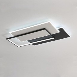 Luminária de teto quadrada acrílica minimalista embutida