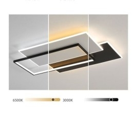 Luminária de teto quadrada acrílica minimalista embutida