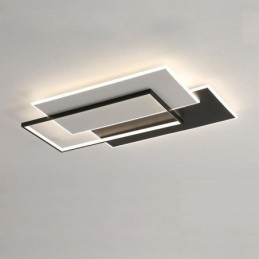 Luminária de teto quadrada acrílica minimalista embutida