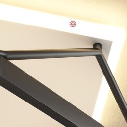 Luminária de teto tridimensional oca embutida 55cm