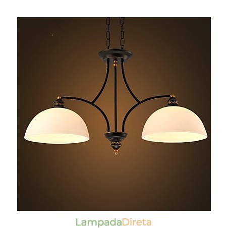 Lâmpadas de teto minimalistas retrô Lâmpadas de teto de vidro estilo europeu Lâmpadas de teto minimalistas retrô Lâmpadas de teto de vidro estilo europeu