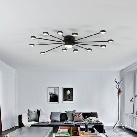 Luminária de teto moderna minimalista embutida, abajur de acrílico Luminária de teto moderna minimalista embutida, abajur de acrílico