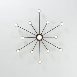 Luminária de teto moderna minimalista embutida, abajur de acrílico