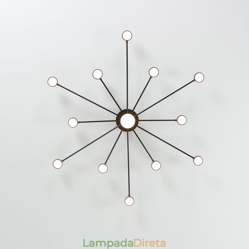 Luminária de teto moderna minimalista embutida, abajur de acrílico