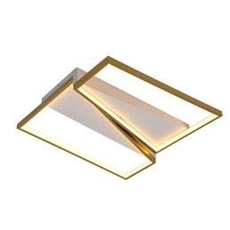 Luminária de teto trapézio em mosaico minimalista de montagem embutida