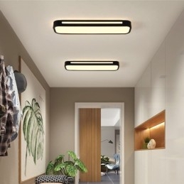 Luminária de teto acrílica moderna embutida