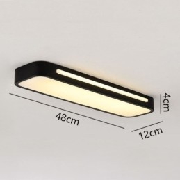 Luminária de teto acrílica moderna embutida