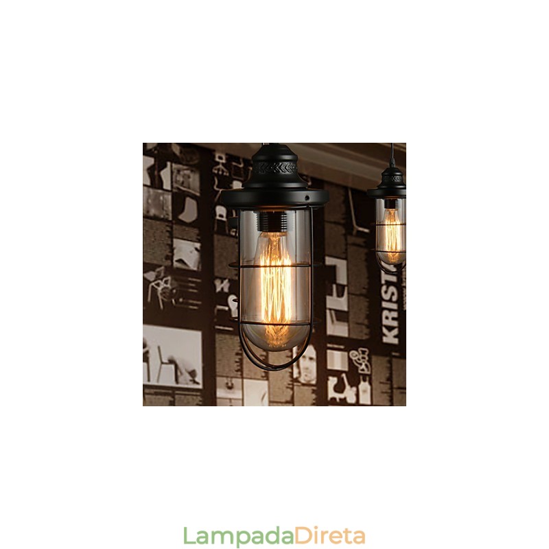 Lustre Mini Estilo Moderno Contemporâneo Metal
