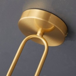 Iluminação de teto criativa moderna de vidro embutido para casa