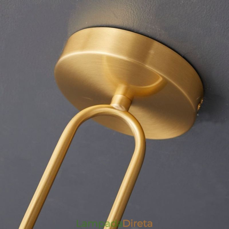 Iluminação de teto criativa moderna de vidro embutido para casa