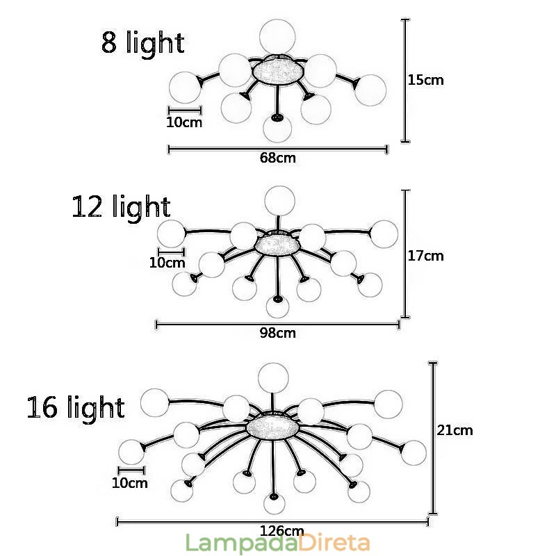 Luminária de teto preta embutida moderna luminária decorativa