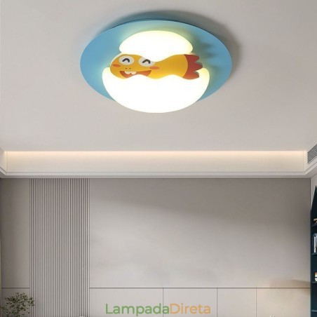 Luminária de teto decorativa moderna embutida de desenho animado Luminária de teto decorativa moderna embutida de desenho animado