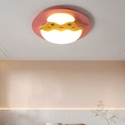 Luminária de teto decorativa moderna embutida de desenho animado