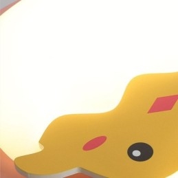 Luminária de teto decorativa moderna embutida de desenho animado