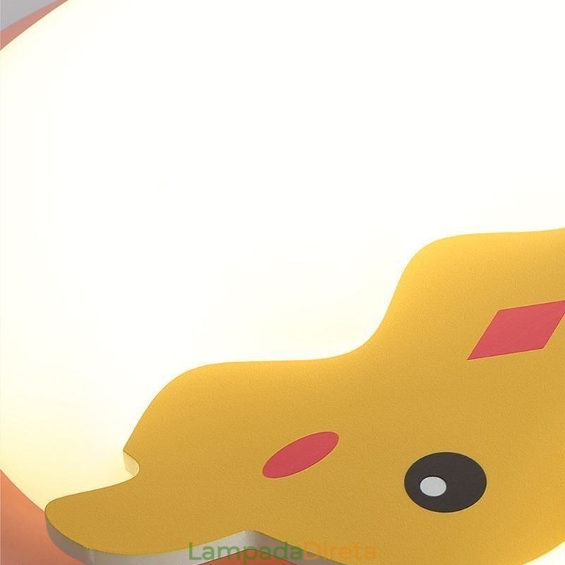 Luminária de teto decorativa moderna embutida de desenho animado