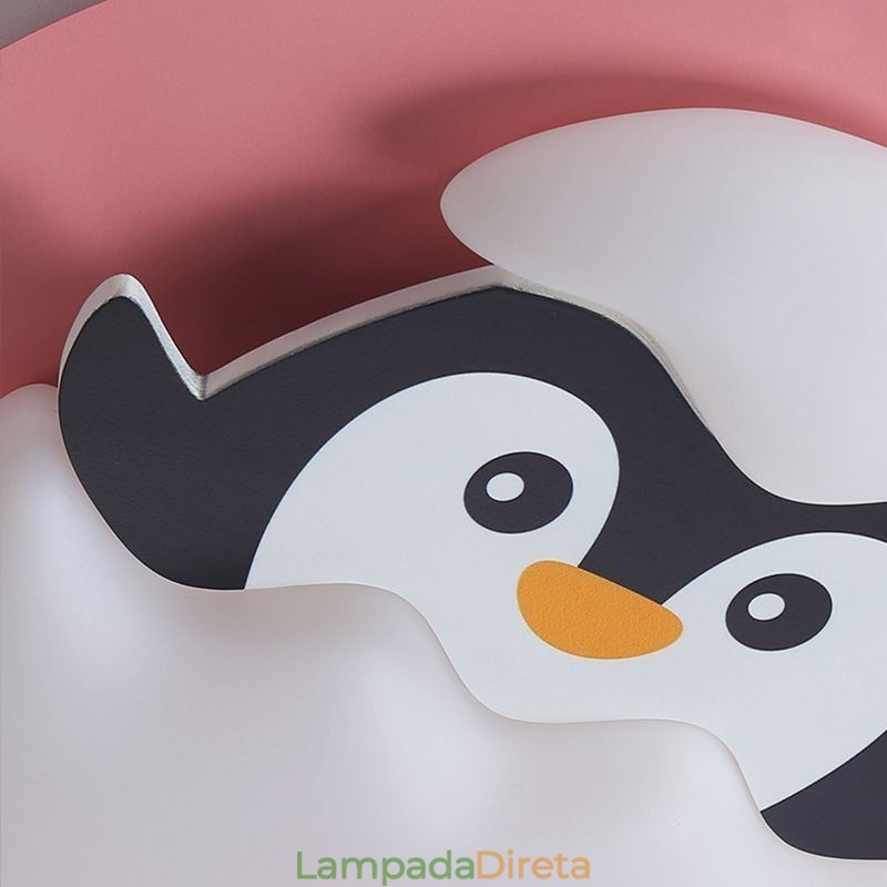 Luminária de teto decorativa moderna embutida de desenho animado